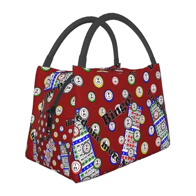 Spielen Sie Bingo-Spiel für Bingo-Spieler Isolierte Lunchtaschen für Frauen Auslaufsichere Thermokühltasche Lunchbox Büro Picknick Reise