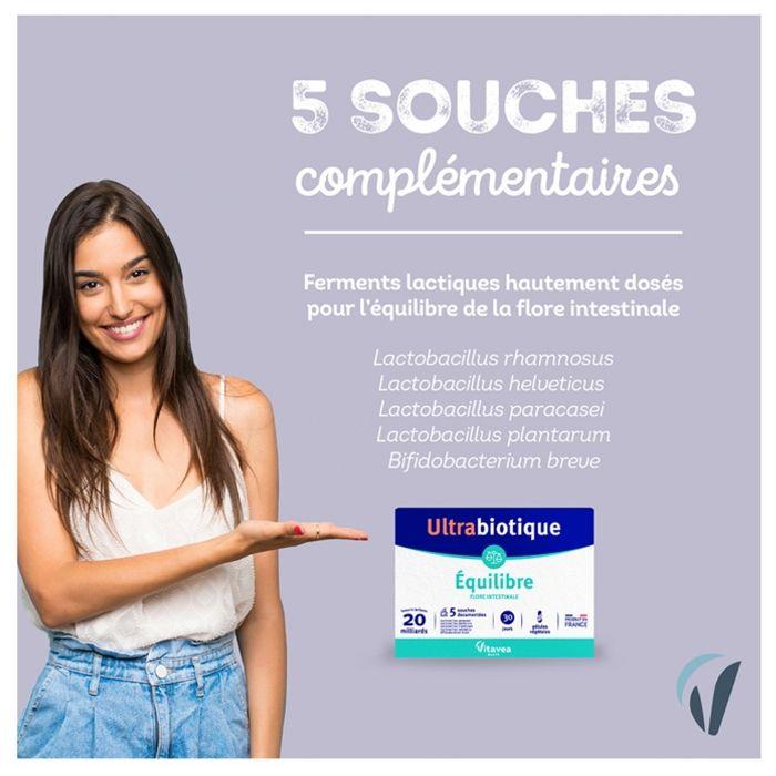 Nutrisanté Ultrabiotique Equilibre 30 gélules