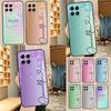 Huse PERSONALIZATE cu inițiale nume marmorate Pentru Huawei P20 P30 P40 Lite P50 Pro P Smart 2019 Nova 5T 9 Honor X7 X8 X9 50 Carcasă