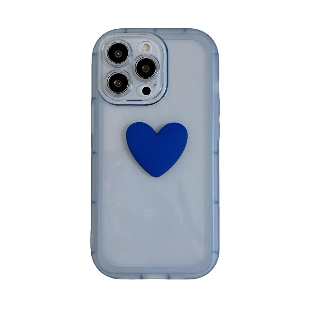 Applicable To IPhone13 Protector Case Love Girl Heart Candy Color Simple Transparent Apple 14PROMAX Mobile Case