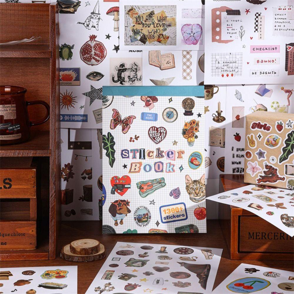 50 Sheets Diary Sticker Daylight Collection Series Craft Stickers  Journal Decoration