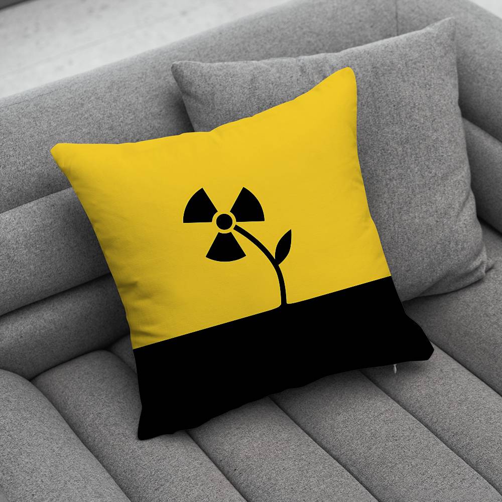Umbrella Corporation Biohazard Nuclear Creative Patterned Pillowcases for Interior Decoration Office Living Room Home