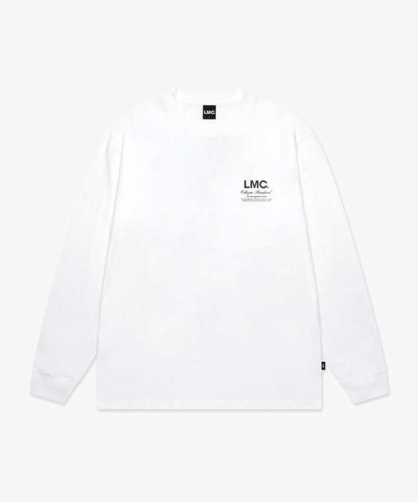 LMC Flying Puppy Long Slv Tee White