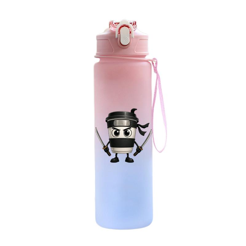 Tuang Tuang Tuang Printed 750Ml Water Bottle Anime Cartoon Large Capacity Drinking Cup Portable Outdoor Sports Water Cup Children Gift
