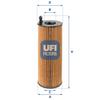 Ufi 25.105.00 Ufi Oil Filter