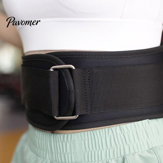 Deadlift Belt Weight Lifting with Fastener Tape Adjustable Lightweight Waist Self-Locking Powerlifting Workout Fitness
