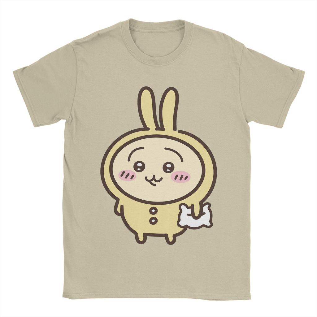 Chiikawa inspiriertes 3-in-1 süßes Design T-Shirt Herren Damen Neuheit Baumwoll-T-Shirts Rundhals Kurzarm T-Shirt Original Oberteile