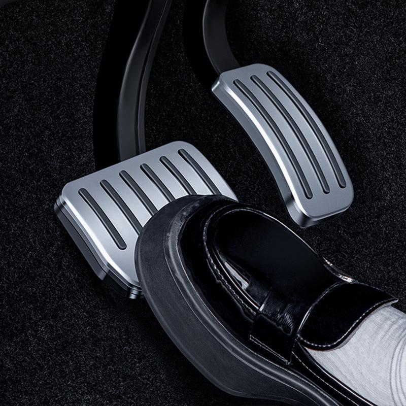 Aluminum Alloy Throttle Brake Pedal Decorations for Tesla Model Y/3 Refresh Accessories
