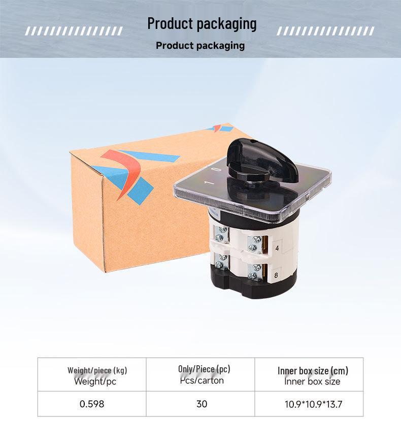 Zhuochao SZL9-75/D0414.2 LW31 GLE9 EP Universal Rotary Changeover Switch