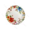 Creative Exquisite Flower Ceramic Plate Home Circular Afternoon Tea Cake Dessert Tray Delicious Dishes Large Soup Bowl Tableware