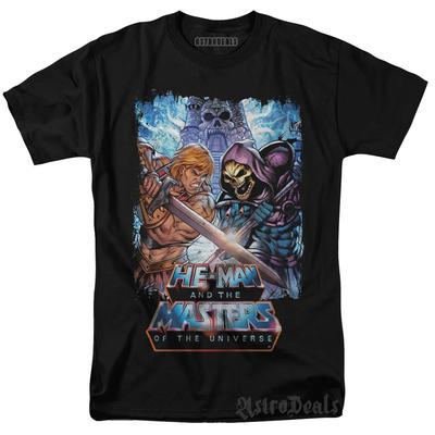 Masters of The Universe He-Man Miecz Mocy Klasyczny Vtg Graficzny Design Koszulka Unisex Koszulka