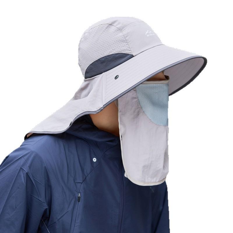 Summer Bucket Hat With Sunshade And Breathable Polyester Material For Men Outdoor Activities