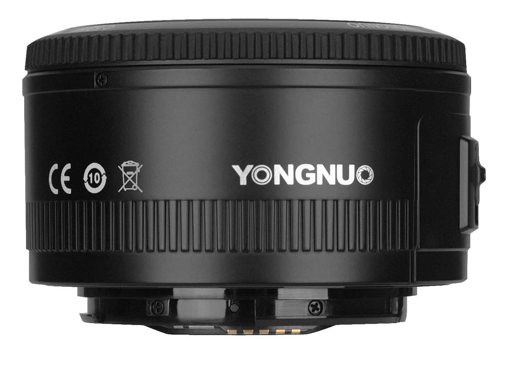 YONGNUO Canon YN50mm Prime Lens for Canon EF Standard Lens F1.8 Mount, Full-Frame Compatible,