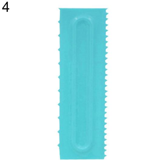 Fondant Spatulas Pastry Combs Cake Decorating Scraper Baking Mold Accessories