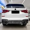 For BMW X3 G01 M Sport 2018-2021 Car Rear Bumper Diffuser Spoiler Splitter Black Carbon Body Kit Exterior Tuning Accessories