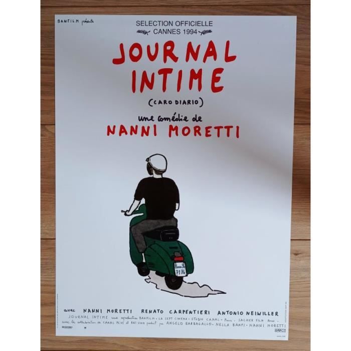 

Journal intime Affiche originale de cinéma Roulée 55x40cm Nanni Moretti Retirage