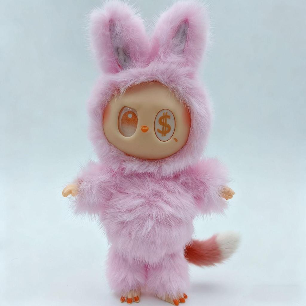 DIY Handgemachte Labubu Puppen Serie: 123 Blasenfigur Plüsch Blind Box Spielzeug