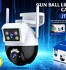 Outdoor Home Security Camera | 360° Field of View | AI Detection | Full-Color Night Vision | 24/7 Recording