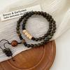 Long String Stacked Wearing Lily of the Valley Artificial Crystal Bracelet Necklace Women's New Chinese Multi-circle Long High-end Bracelet Women