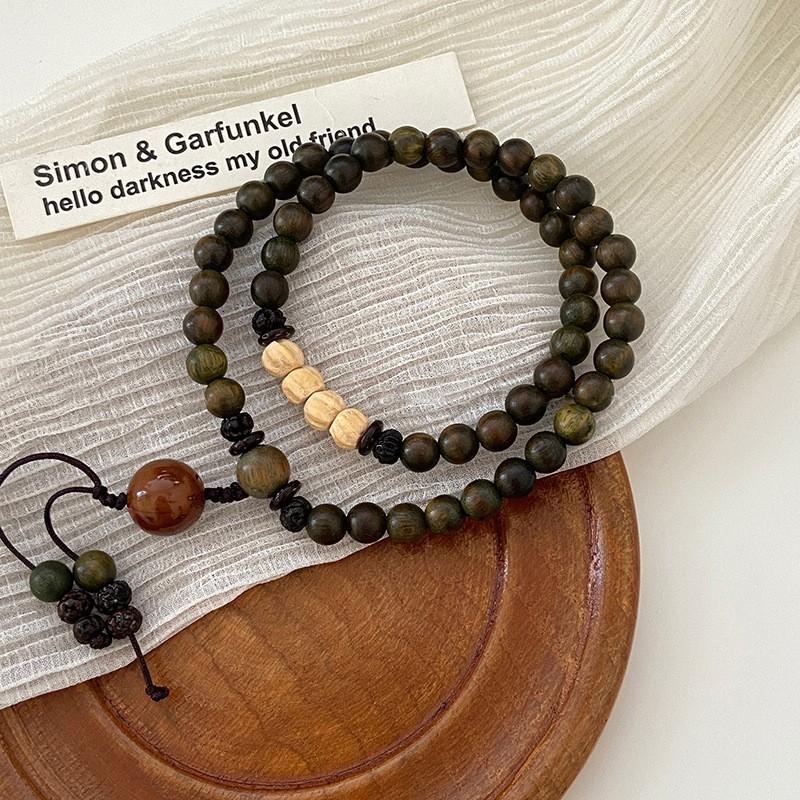 Long String Stacked Wearing Lily of the Valley Artificial Crystal Bracelet Necklace Women's New Chinese Multi-circle Long High-end Bracelet Women