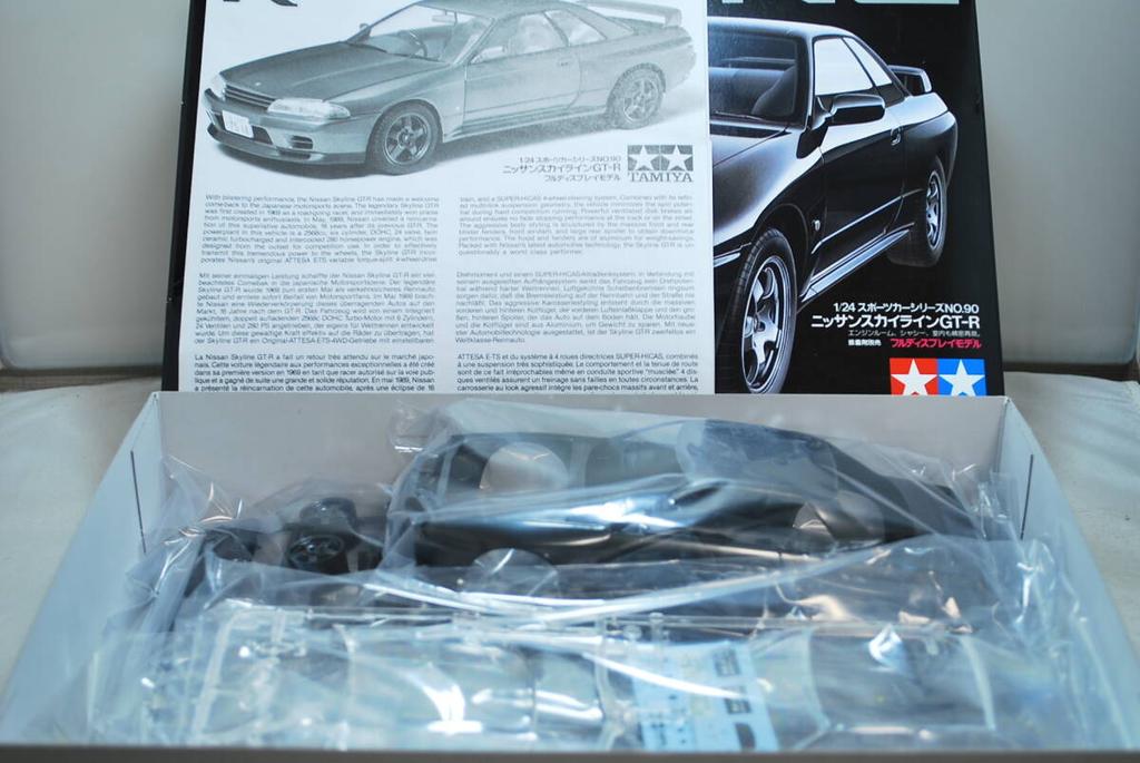 Tamiya Nissan Skyline Full Display Model with Engine K26040262Unopened 1/24 GT-R BNR32/R32 (No.90/24090)