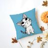 CChis Sweet Home Cushion Cover Iceland Washable Linen Soft  for Daily Sofa Bed Home Room Decor