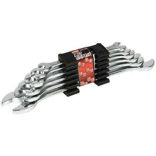 E-Value Double-Ended Wrench Set, Metric Size, 6-Piece Set, ESW-06S