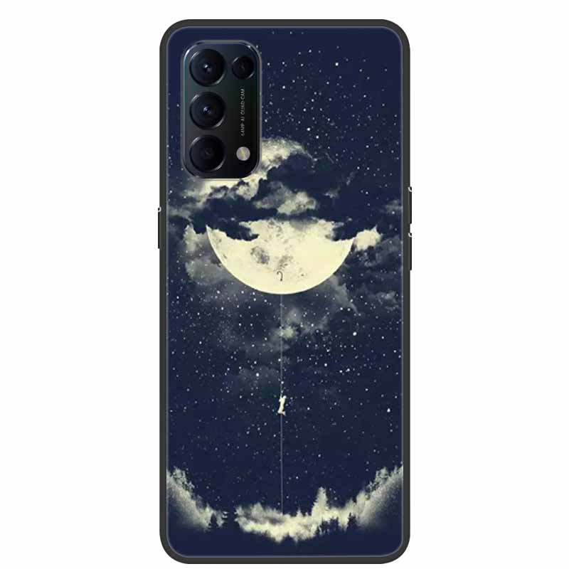 Funda Für OPPO A74 Telefon Fall Abdeckung Schwarz Silikon Weiche Rückseitige Abdeckung Fall Für OPPO A74 F19 A54 Fall Coque für OPPO A74 EINE 74 Fall