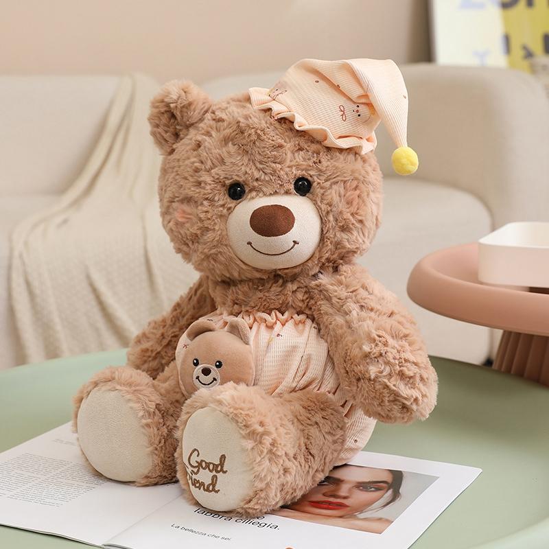 New Bear Dog Rabbit Plush Toys High Quality Good Night Bear Dog Rabbit Plush Toys High Quality Cozy Sweet Adorable Gift