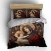 Madonna And Child Artwork Print Soft Comfortable Duvet Cover Bedding Set Included 1*Duvet Cover  2*Pillowcases Luxury Gifts