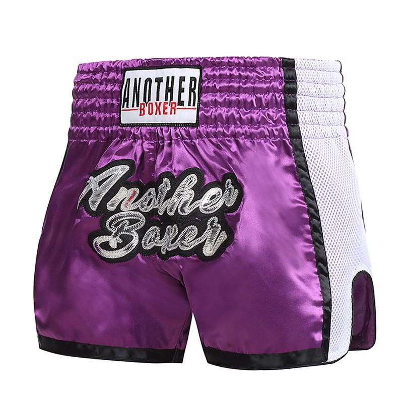 Muay Thai Shorts Men Women Kids Training MMA Boxing Kickboxing Fight Gear Athletic Workout Pants