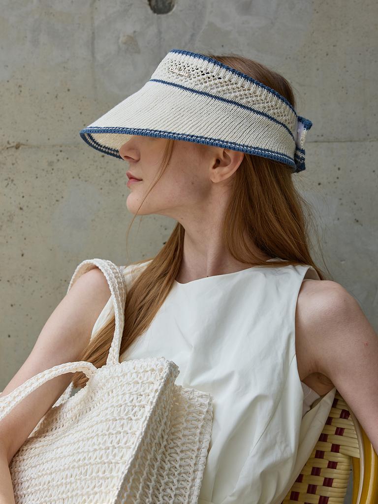 Olinkeompeulliteu Horizon Paper Sun Visor (White)