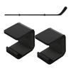 2PCS Hockey Stick Wall Mount Racks Space Saving Ice Hockey Stick Storage   Hangers with Scratch Proof Pad