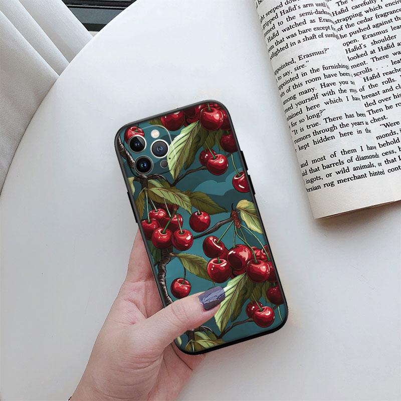 Cherry summer fruit New High-End Cover Phone Case for iPhone SE XS XR 17 16E 12 11 Pro Max Mini Air