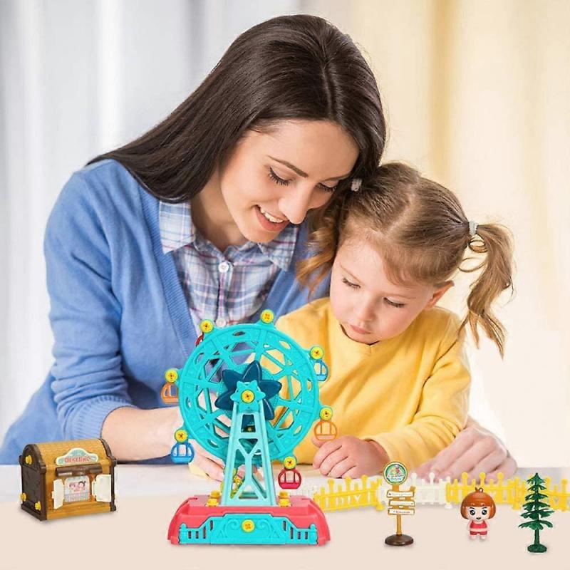 Children's Ferris Wheel Toys Small People Amusement Park Carnival Ferris Wheel Ferris Wheel Toys