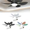 Ceiling Fan Light Noiseless Lamp for Home Use Indoor Dining Room White