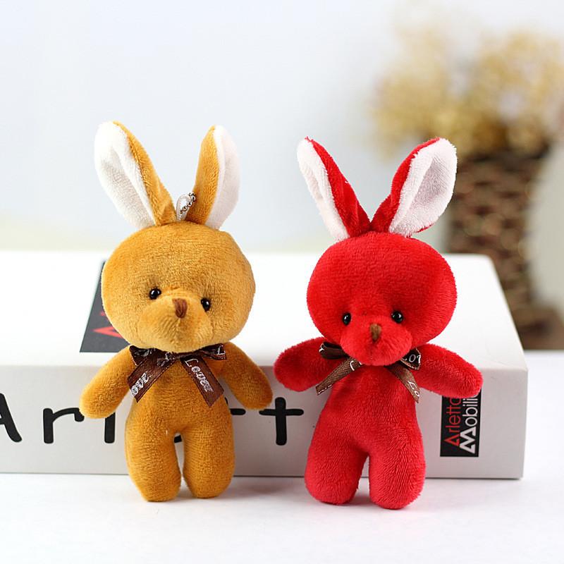 Plush Soft Premium Bunny Keychain In Various Colors Perfect For Wedding Tossing