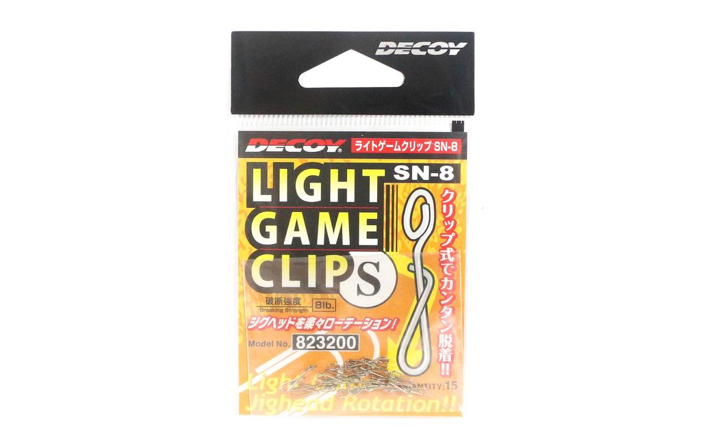 Decoy SN-8 Snap Replacement Light Game Clip Size S (3200)
