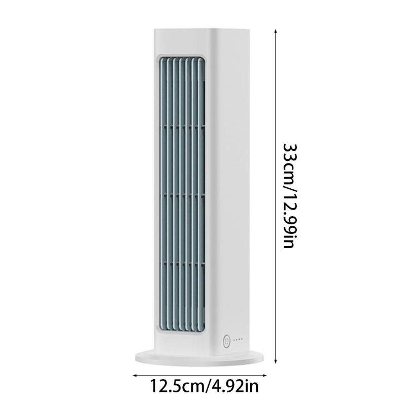 Standing Leafless Tower Fan with Remote Control Wall-mounted Bladeless Air Conditioner Fan for Office Home Use