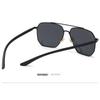 Polarized Sunglasses Men's High-end UV Protection Driving Yellow Lenses Sunglasses Anti-glare Square Fishing Glasses