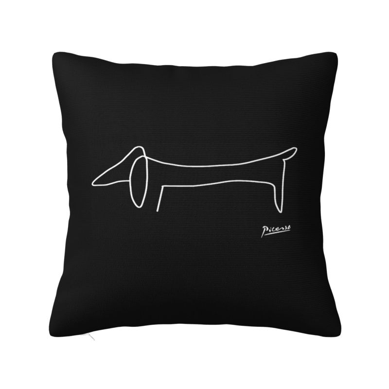 Dachshund Cushion Cover  cm Soft Sausage Badger Wiener Dog Throw Pillow Case Bedroom Decoration Bedding Sofa Pillowslip