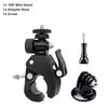 Motorcycle Handlebar Mount Bicycle Holder for GoPro Hero 13 12 11 10 9 8 Insta360 AKASO SJCAM DJI Osmo Action Camera Accessories