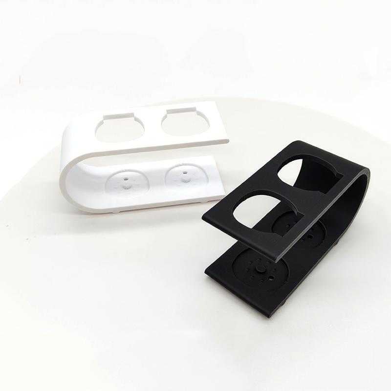 Durable Eco Friendly Dual Hole Electric Toothbrush Stand Bathroom Organizer Toothbrush Desktop Stand Storage Rack