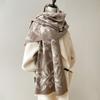 High Quality Two-Sided Design Cashmere Jacquard Scarves Thickened Warm Wrap Shawl Winter Scarves Women