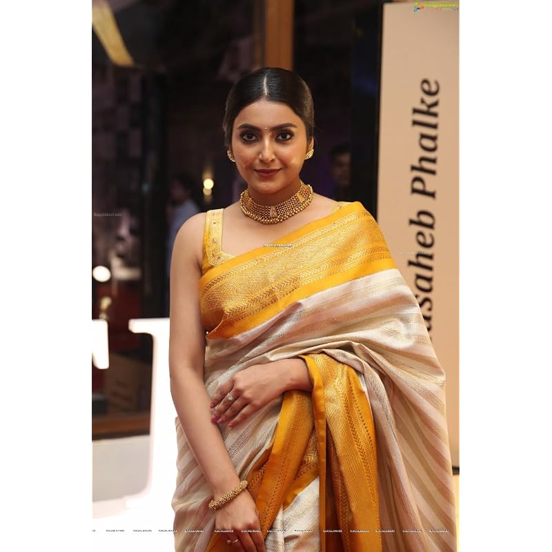 Flosive Women` Kanjivaram Pure Line &