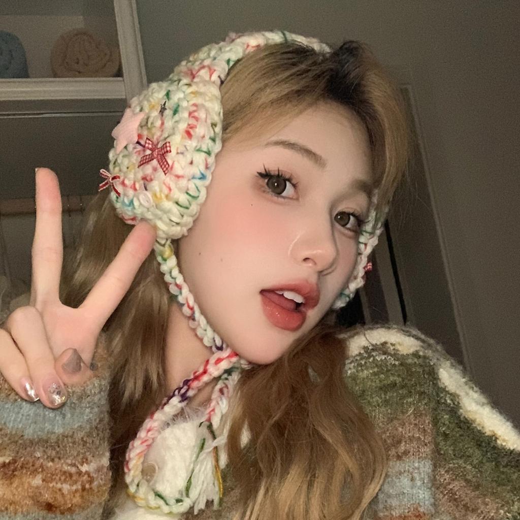 Lovely Ear Cover Star Crocheted EarMuffs for Women and Kids Ear Warmer Headband for Winter Christmas New Year Gifts
