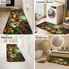 1Pcs Anti Fatigue Kitchen Rugs,  Rooster Print Waterproof Non-Slip Thick Cushioned Kitchen Mat Heavy Duty Comfort Standing Mat for Kitchen