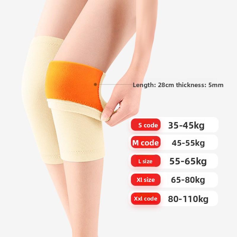 

Winter Gold-Fleece-Lined Knee Warmers-WarmandCold-Resistant | Suitable For Adults Seniors and Arthritic Knees (Air-Conditioned Rooms Running) W18082WW-
