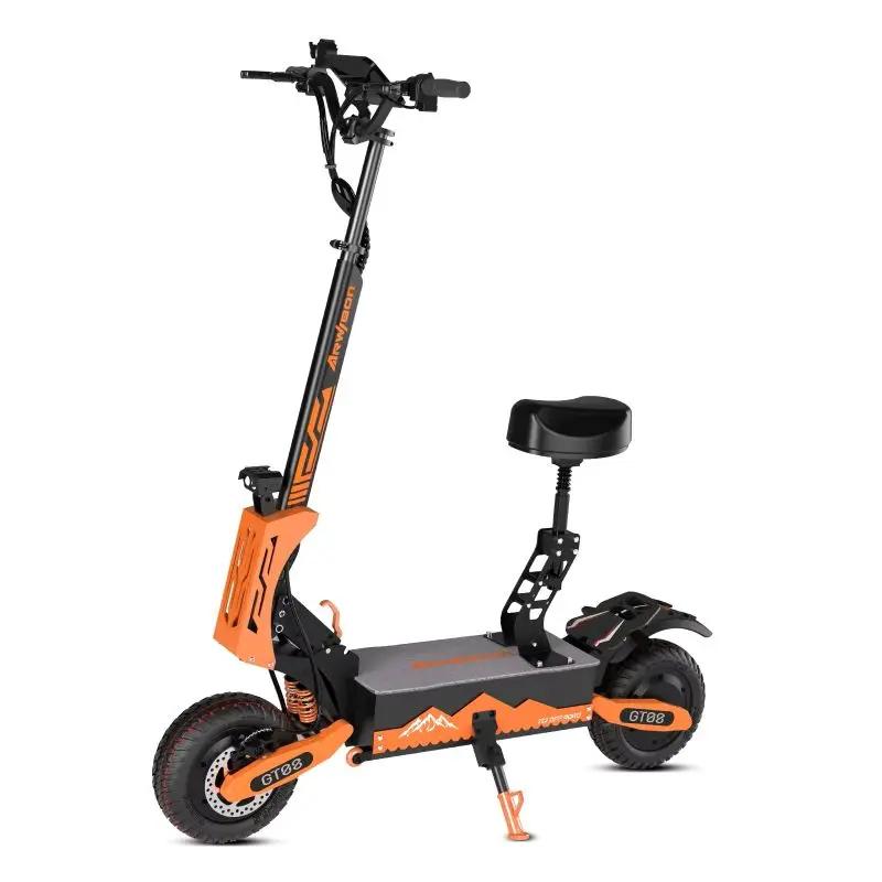 GT08 Electric EU NEW Folding Scooter For Adult 5600W Motor 60V 27AH E-Scooter 11 Inch Vacuum Off-Road Tires Off-Road Escooter