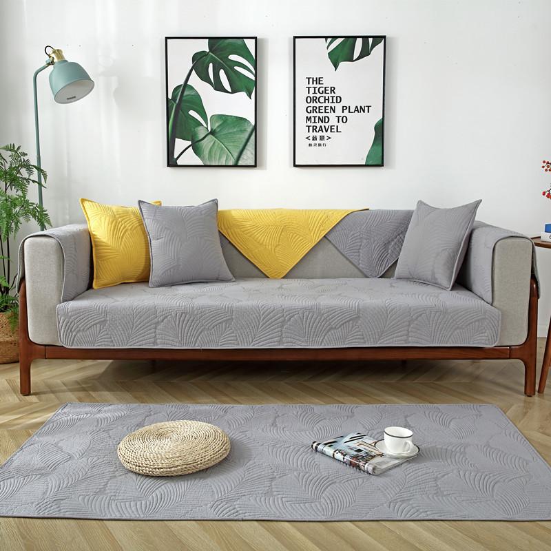 

Чехлы для диванов из стираного хлопка, универсальные для всех сезонов, коврик для дивана, противоскользящая защита для дивана, съемный чехол для домашнего дивана, подушка 70x70cm 1pcs